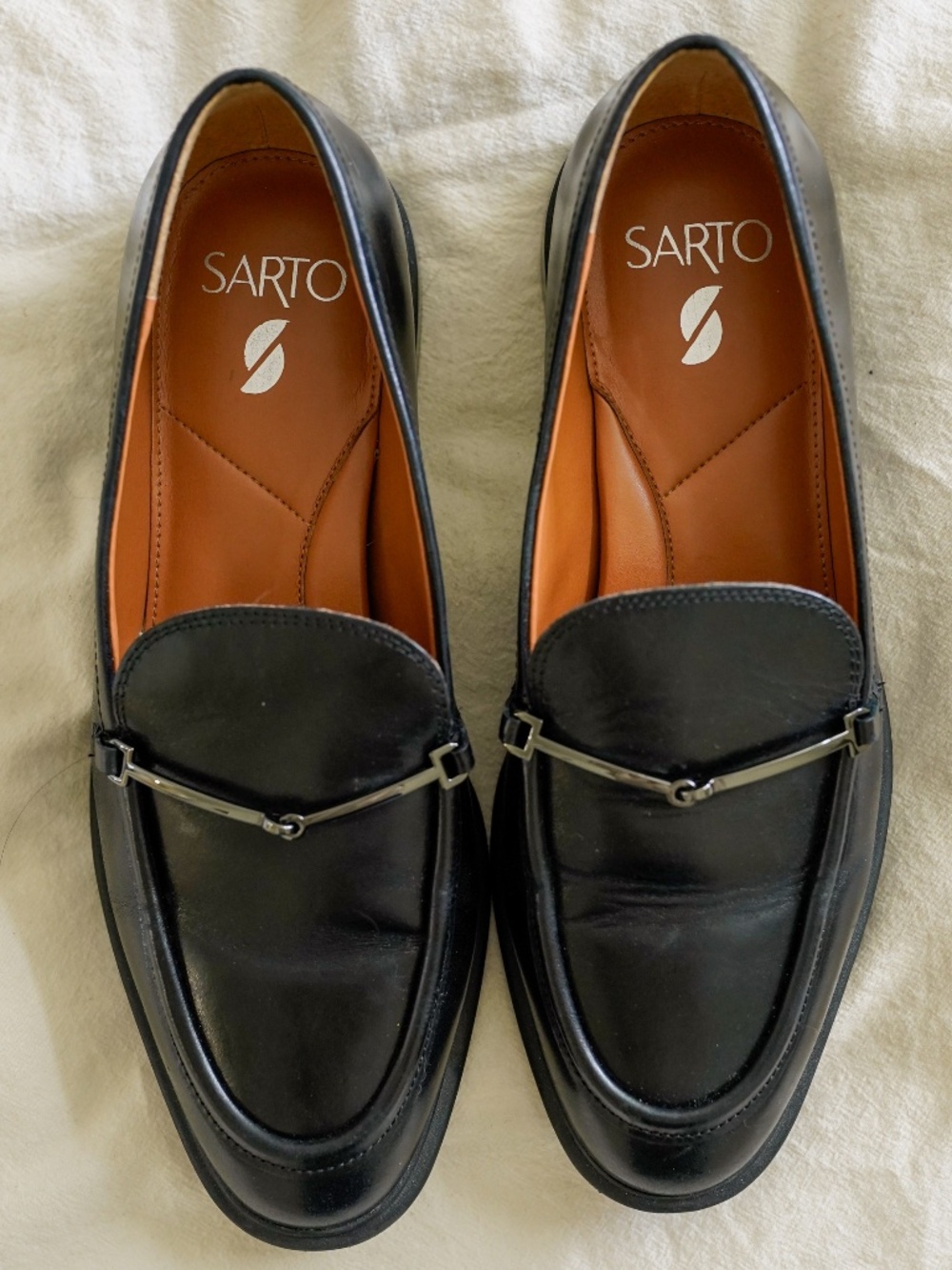 Black Sarto Eda Bit Loafers